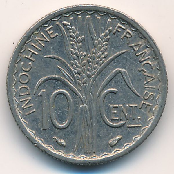 Французский Индокитай, 10 центов (1939 г.)