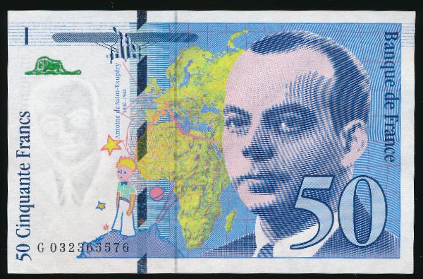 Франция, 50 франков (1997 г.)