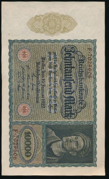 Германия, 10000 марок (1922 г.)