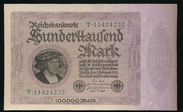 Германия, 100000 марок (1923 г.)