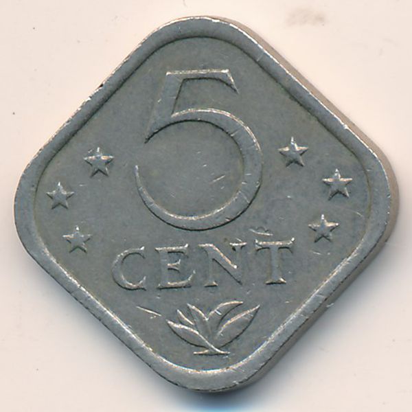 Антильские острова, 5 центов (1983 г.)