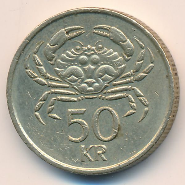 Исландия, 50 крон (1987 г.)