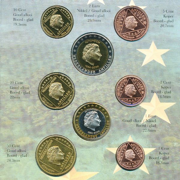 Антильские острова, Набор монет (2004 г.)