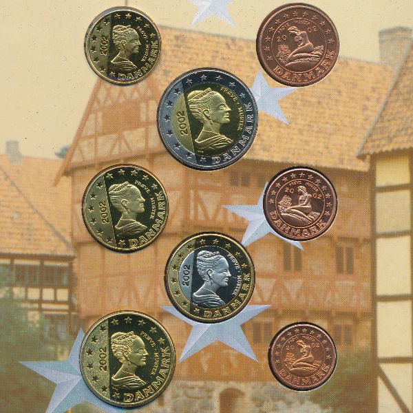 Дания, Набор монет (2002 г.)