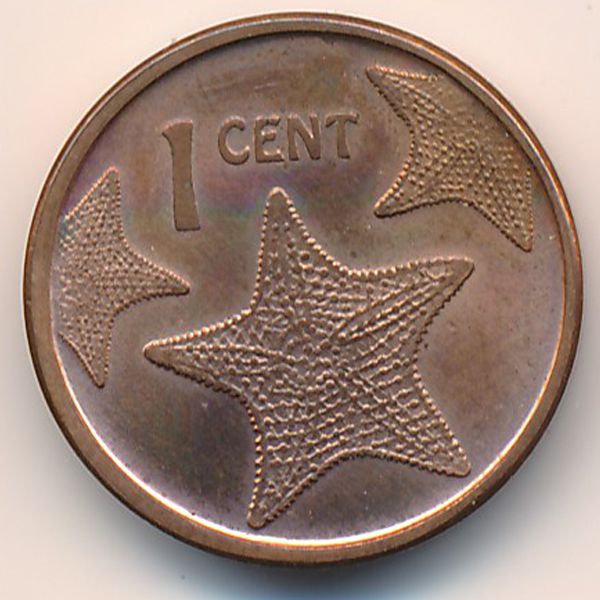 Багамские острова, 1 цент (2009 г.)