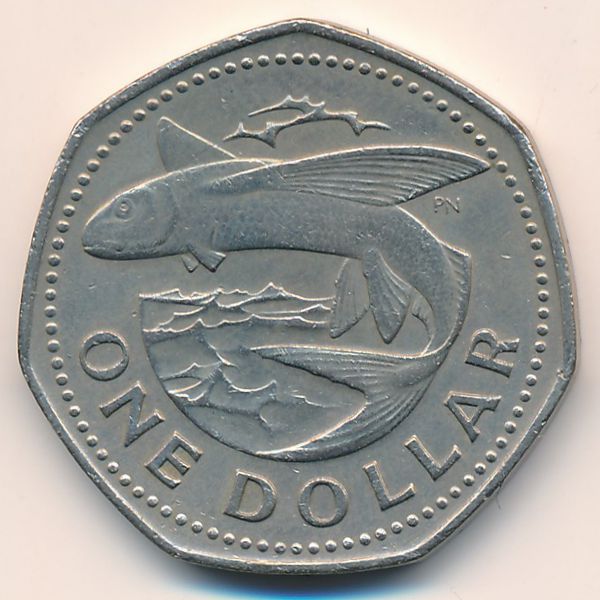 Барбадос, 1 доллар (1973 г.)