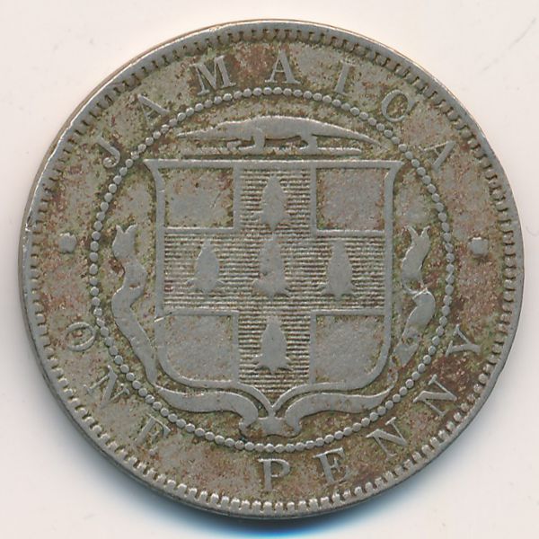 Ямайка, 1 пенни (1869 г.)