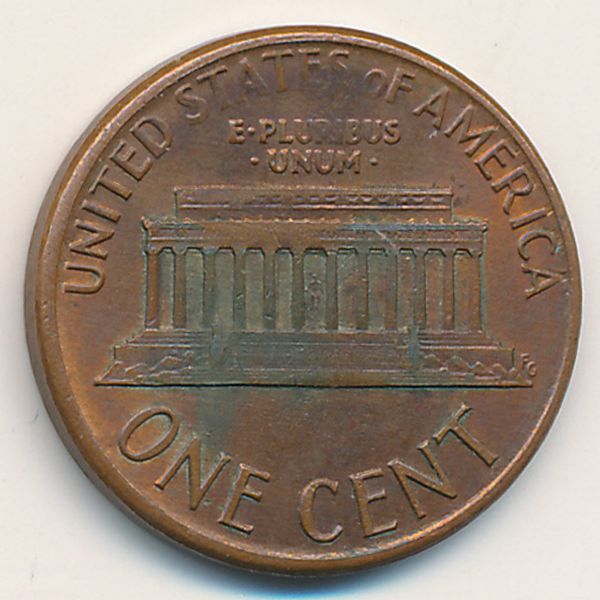 США, 1 цент (1987 г.)