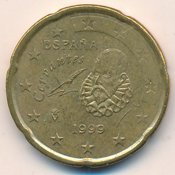 Испания, 20 евроцентов (1999 г.)