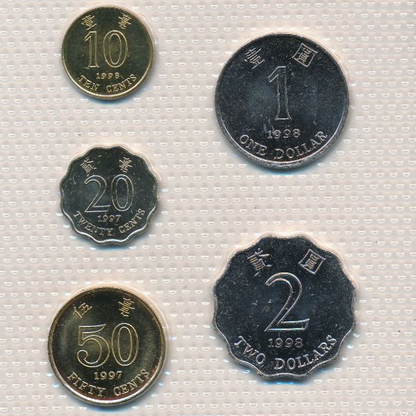 Гонконг, Набор монет