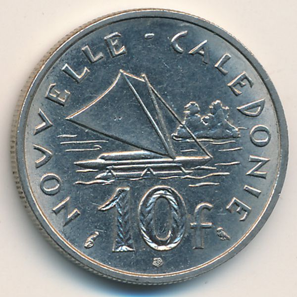 Новая Каледония, 10 франков (1972 г.)