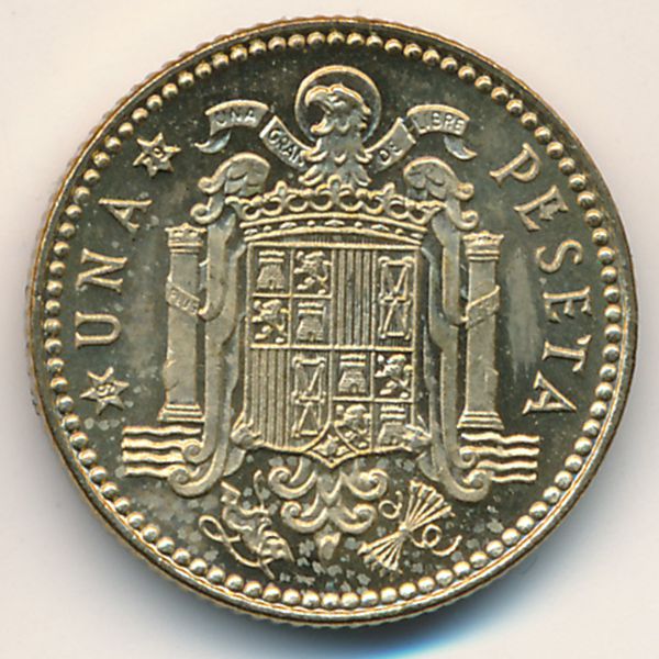 Испания, 1 песета (1975 г.)