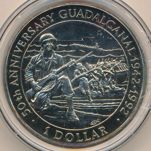 Соломоновы острова, 1 доллар (1992 г.)
