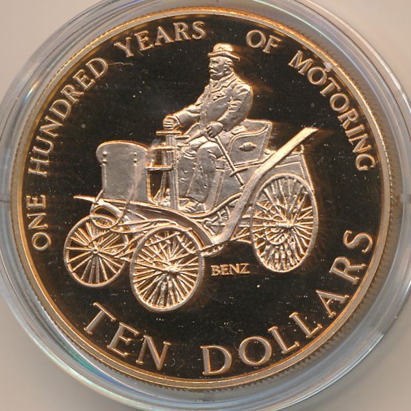 Новая Зеландия, 10 долларов (1998 г.)