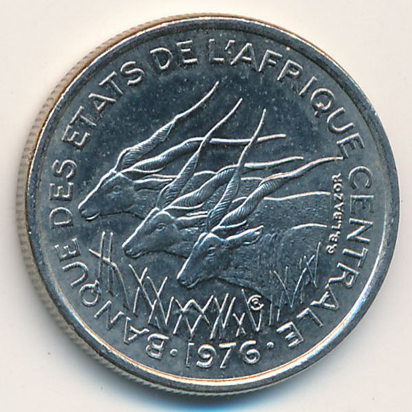 Центральная Африка, 50 франков (1976 г.)