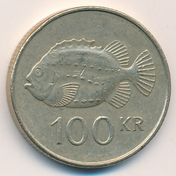 Исландия, 100 крон (1995 г.)