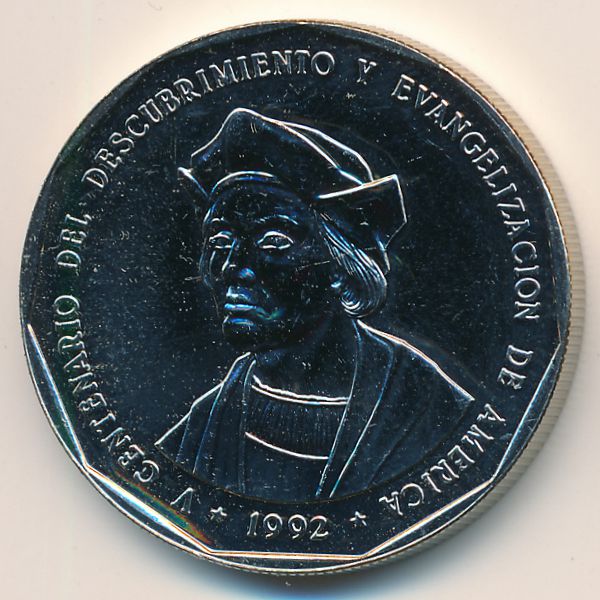 Доминиканская республика, 1 песо (1992 г.)