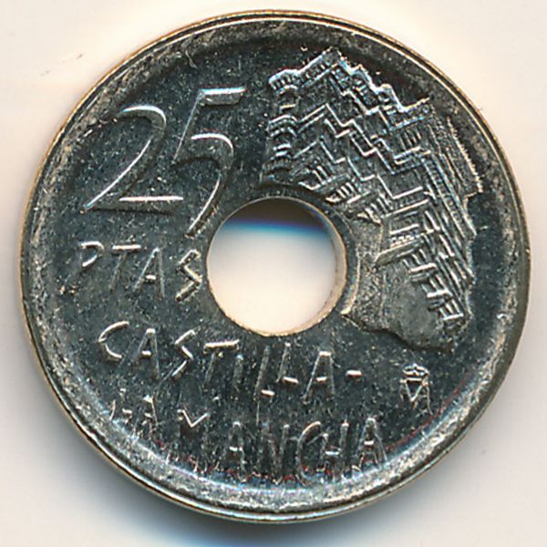 Испания, 25 песет (1996 г.)