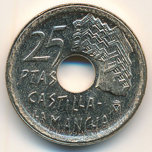 Испания, 25 песет (1996 г.)