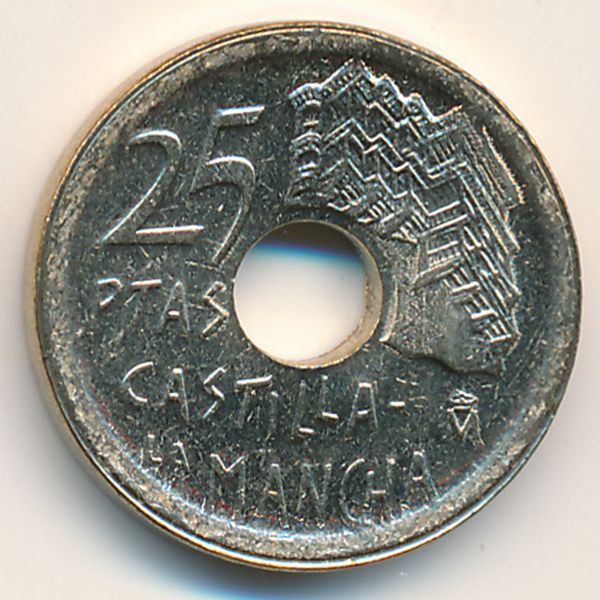 Испания, 25 песет (1996 г.)