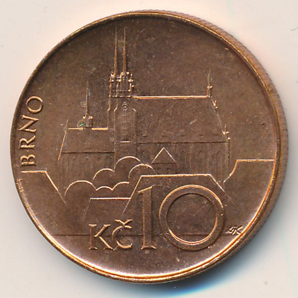 Чехия, 10 крон (1993 г.)