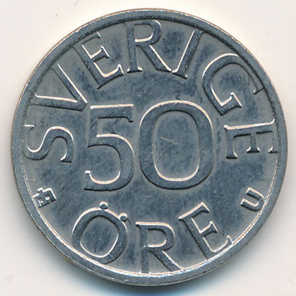 Швеция, 50 эре (1980 г.)