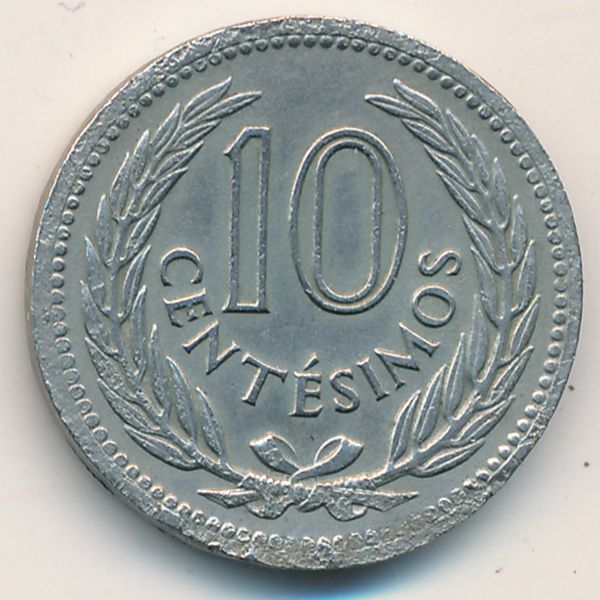 Уругвай, 10 сентесимо (1953 г.)