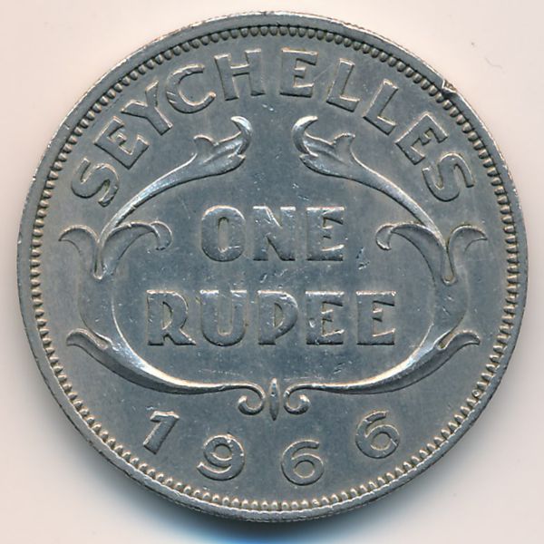 Сейшелы, 1 рупия (1966 г.)