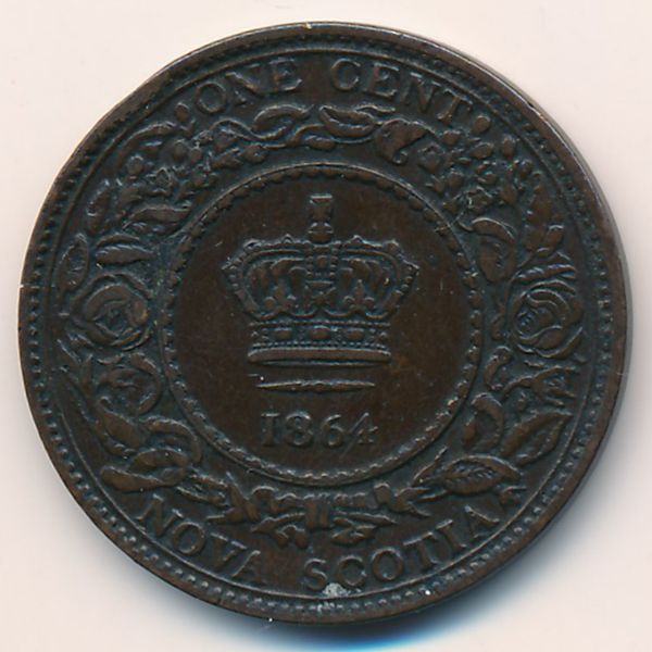 Новая Шотландия, 1 цент (1864 г.)