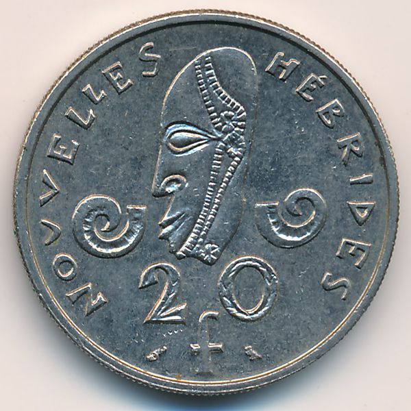 Новые Гебриды, 20 франков (1970 г.)