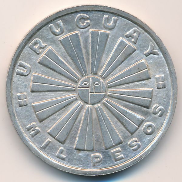 Уругвай, 1000 песо (1969 г.)