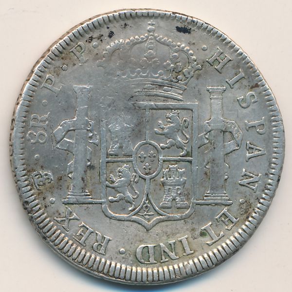 Боливия, 8 реалов (1796 г.)