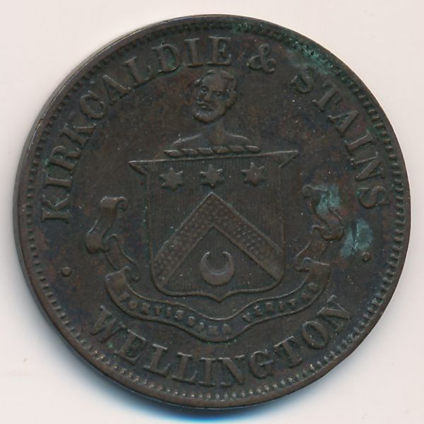 Веллингтон, 1 пенни (1874 г.)