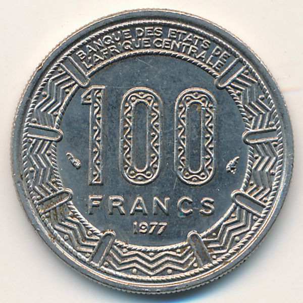 Габон, 100 франков (1977 г.)