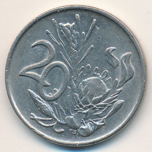 ЮАР, 20 центов (1977 г.)