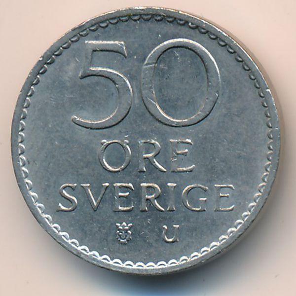 Швеция, 50 эре (1968 г.)