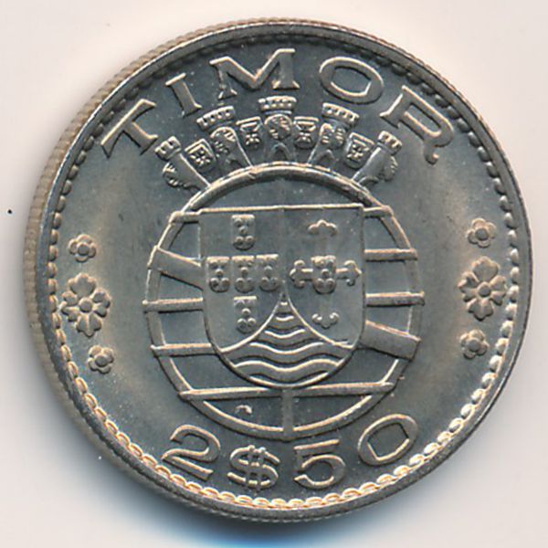 Тимор, 2,5 эскудо (1970 г.)