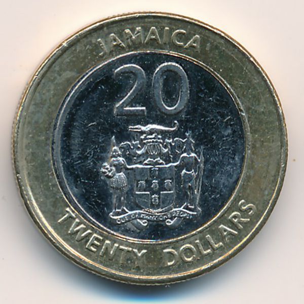 Ямайка, 20 долларов (2008 г.)