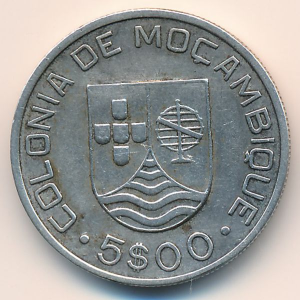 Мозамбик, 5 эскудо (1935 г.)