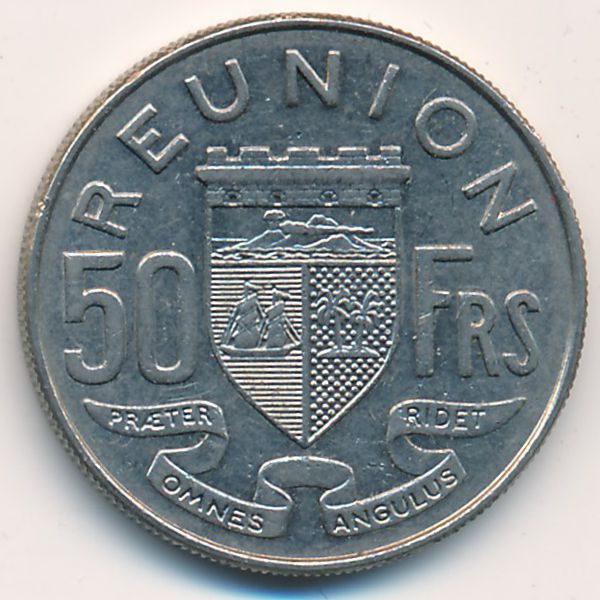 Реюньон, 50 франков (1964 г.)
