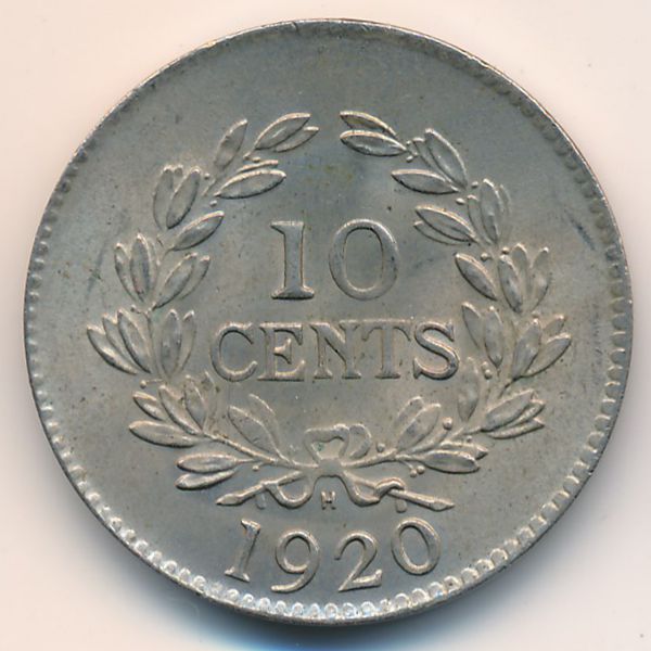 Саравак, 10 центов (1920 г.)