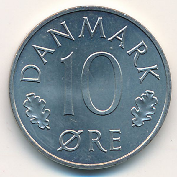 Дания, 10 эре (1980 г.)