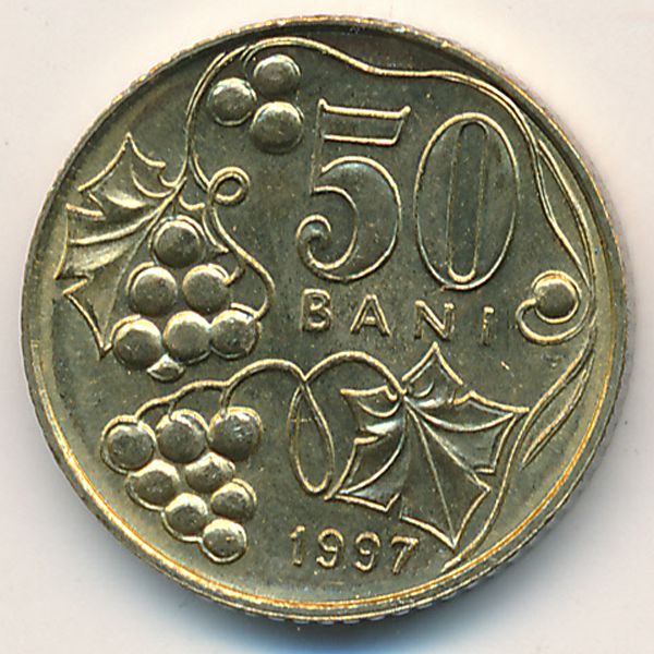 Молдавия, 50 бани (1997 г.)