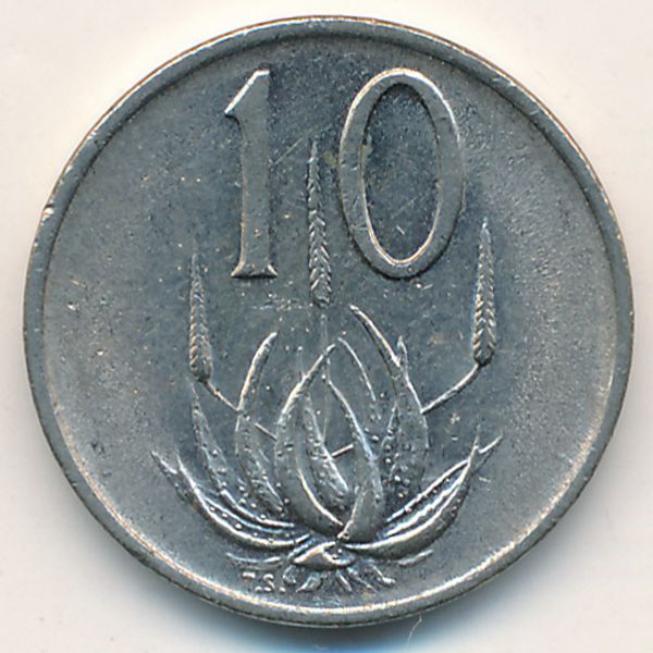 ЮАР, 10 центов (1974 г.)