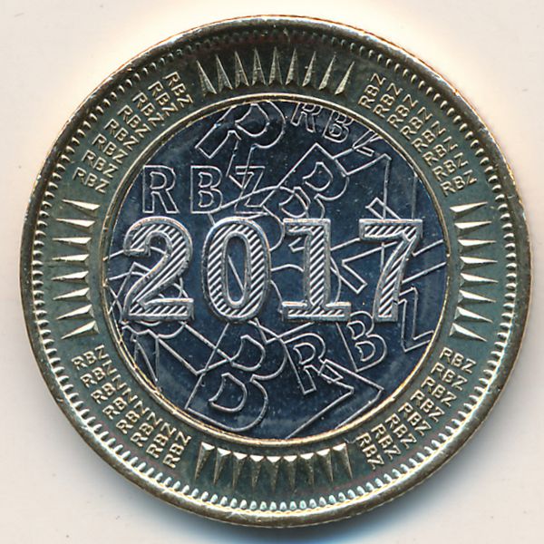Зимбабве, 1 доллар (2017 г.)