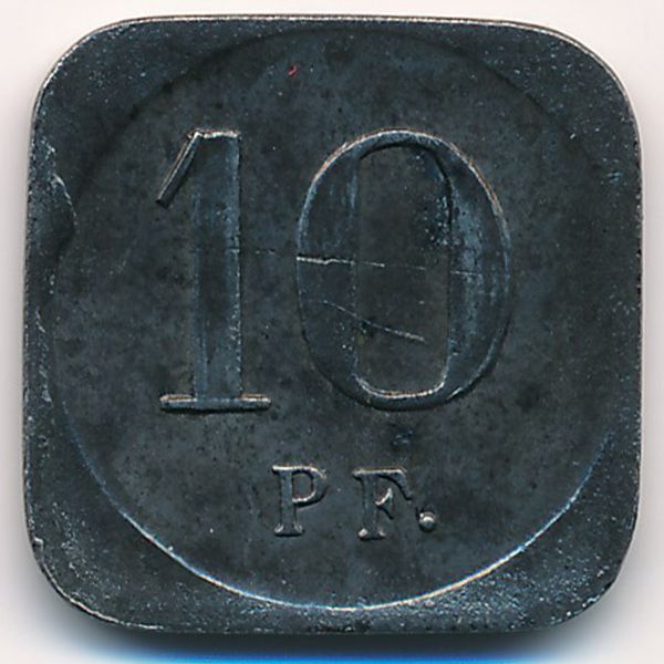Фройденштадт., 10 пфеннигов (1918 г.)
