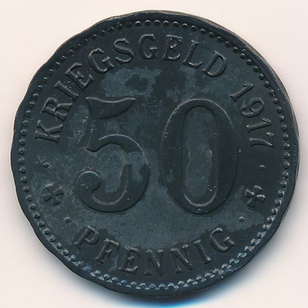 Хаген., 50 пфеннигов (1917 г.)
