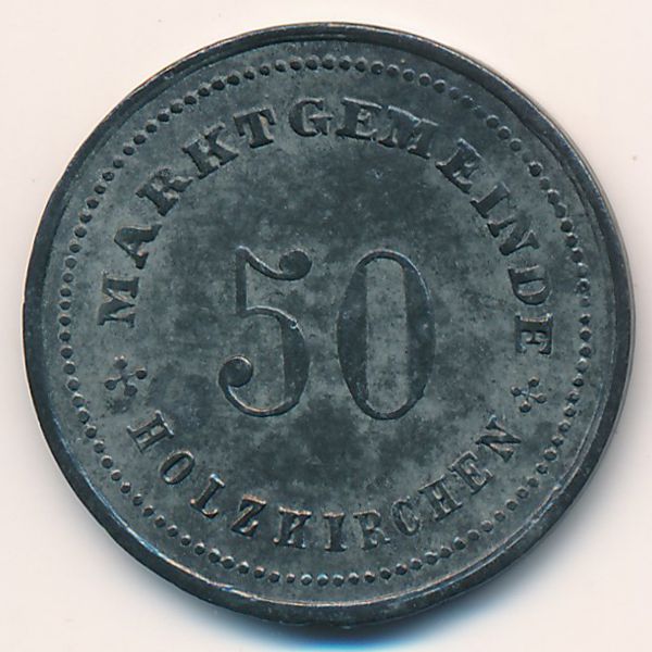 Хольцкирхен., 50 пфеннигов (1917 г.)