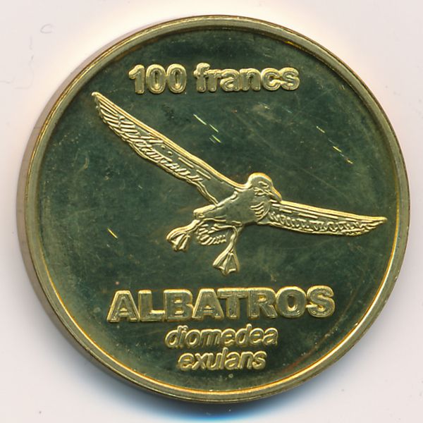Земля Адели., 100 франков (2011 г.)