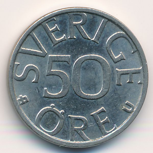 Швеция, 50 эре (1984 г.)